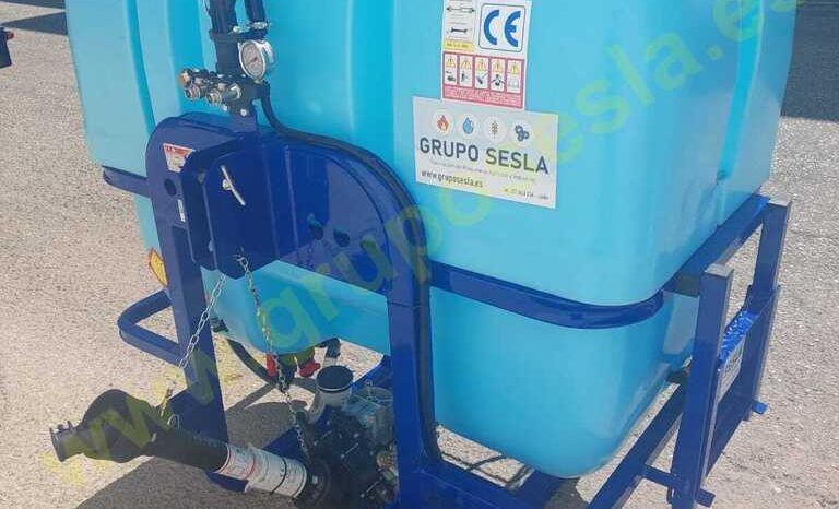 Cuba suspendida de 1000 litros sulfato lleno